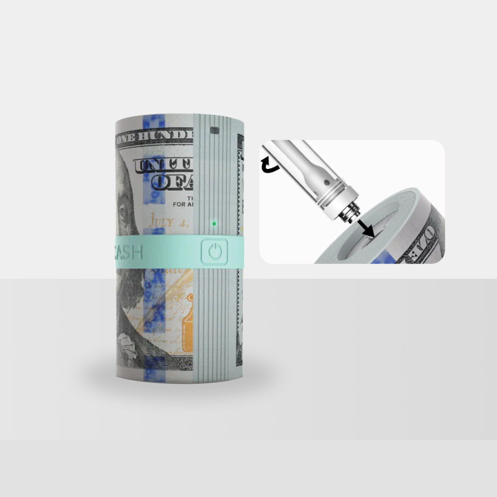 Yocan Black Cash 510 threaded battery that is designed for a discreet vaping on-the-go.